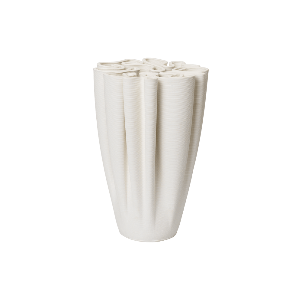 Dedali Vase, H11 Off White