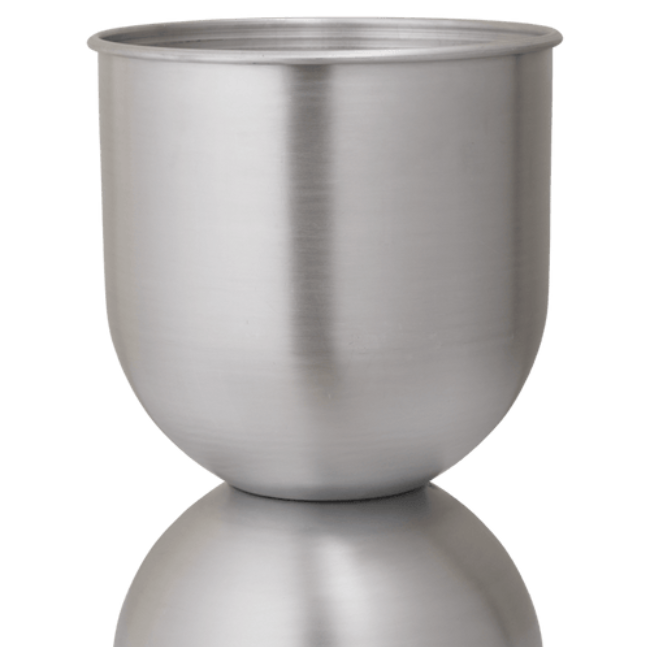 Hourglass Pot, Medium, Aluminum