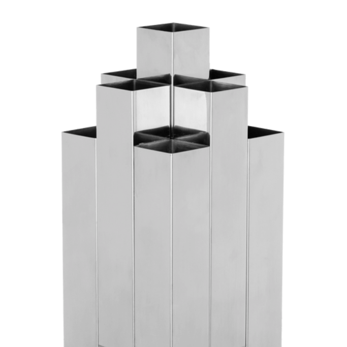 Tessera Vase, Mirror Polished