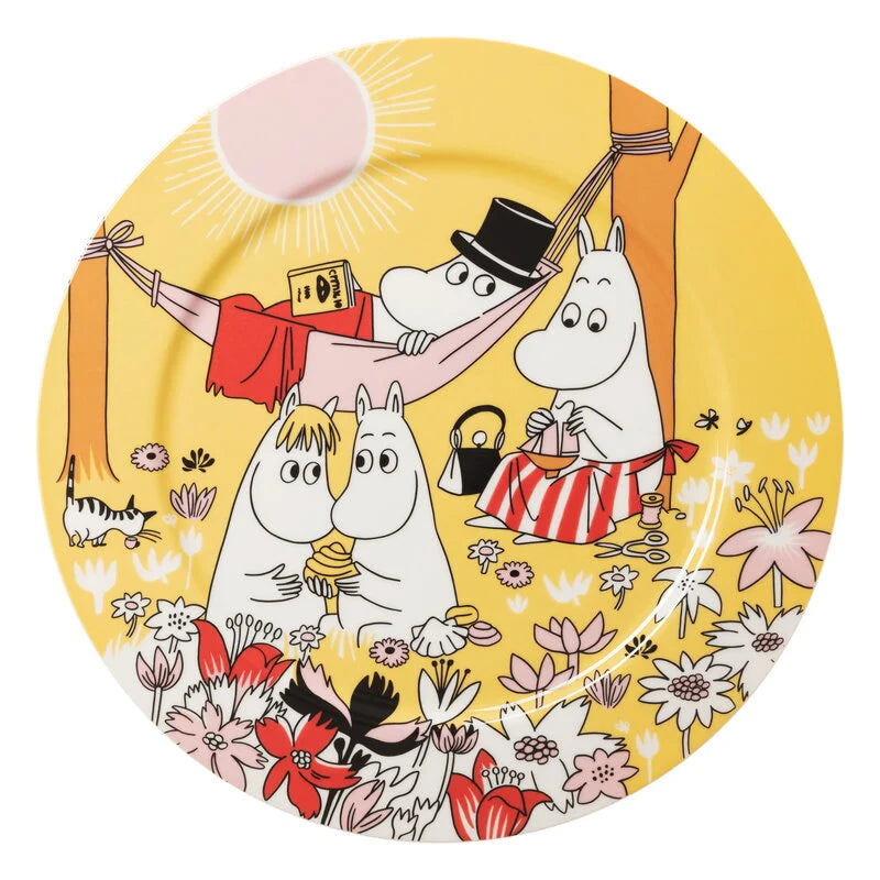 Moomin Serving Plate 30cm Family Time