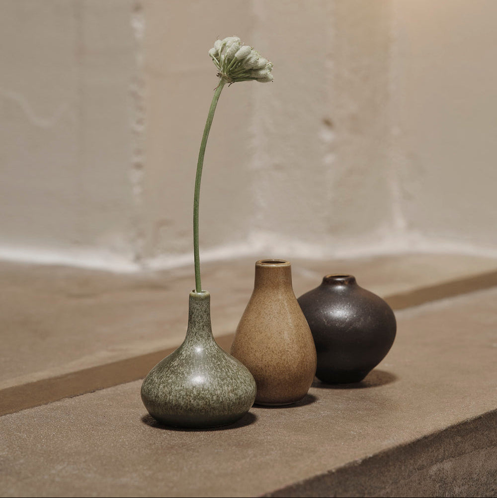 Komo Mini Vases, Set of 3, Calm