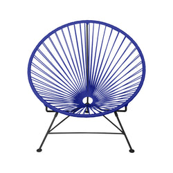 Condesa Chair, Deep Blue/ Black Frame