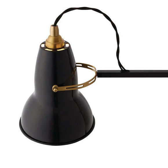 Original 1227 Brass Wall Lamp, Black