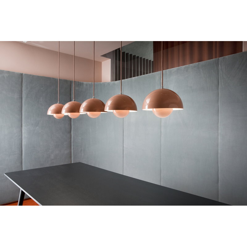 Flowerpot Pendant VP1, Beige Red