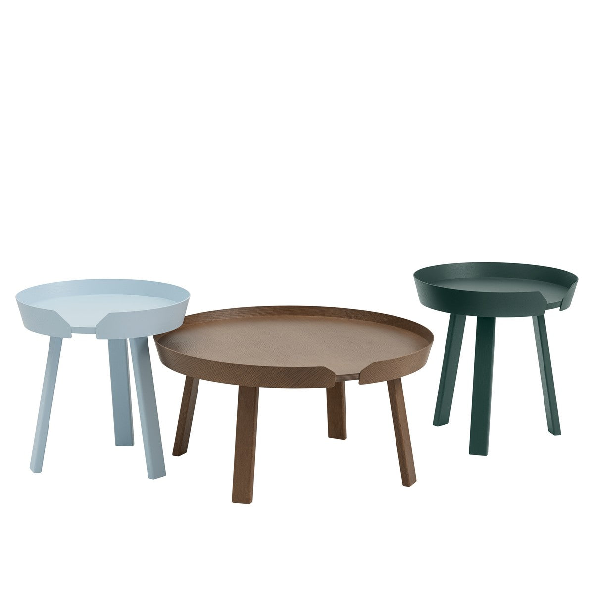 Around Coffee Table, Small, Light Blue