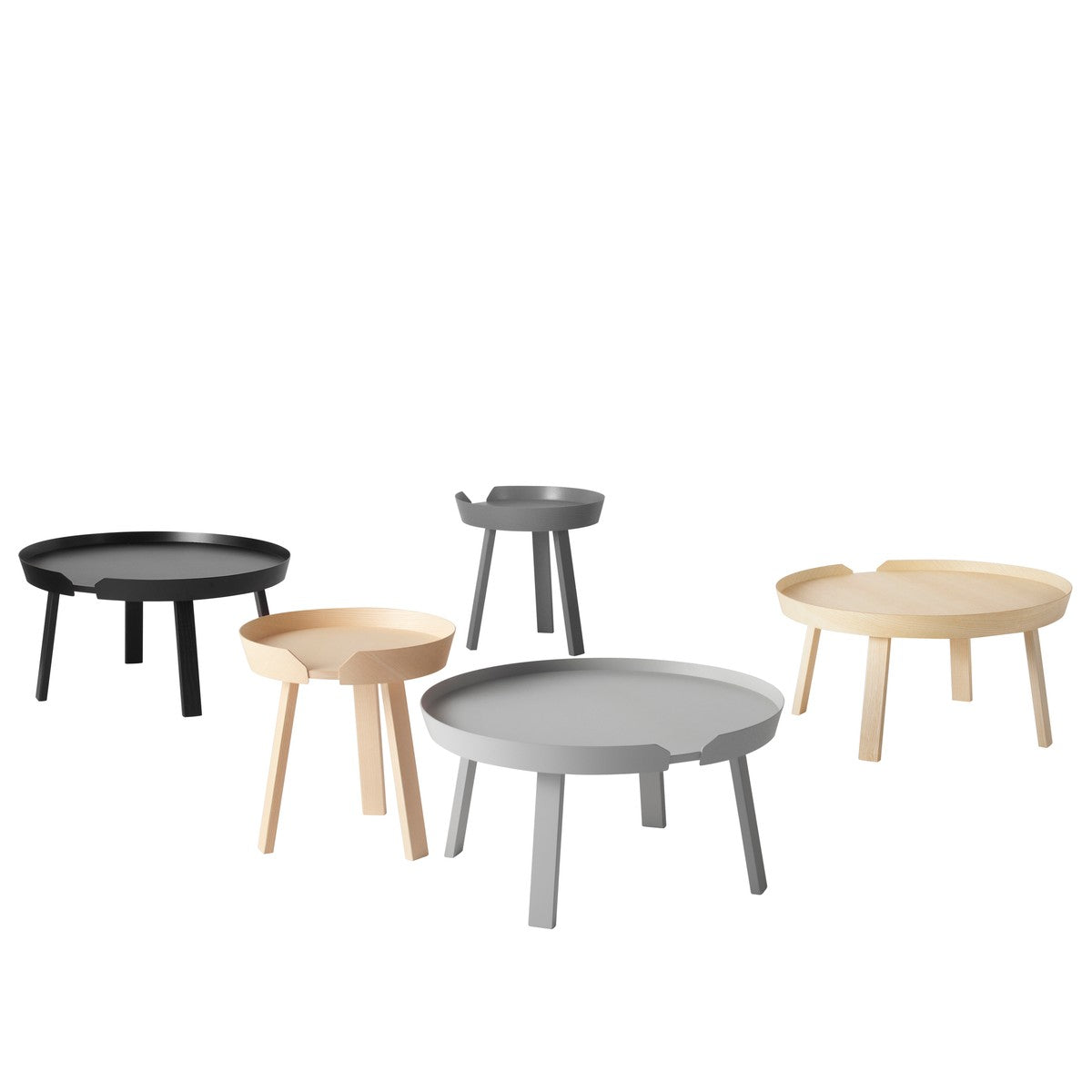 Around Coffee Table, Large, Ash