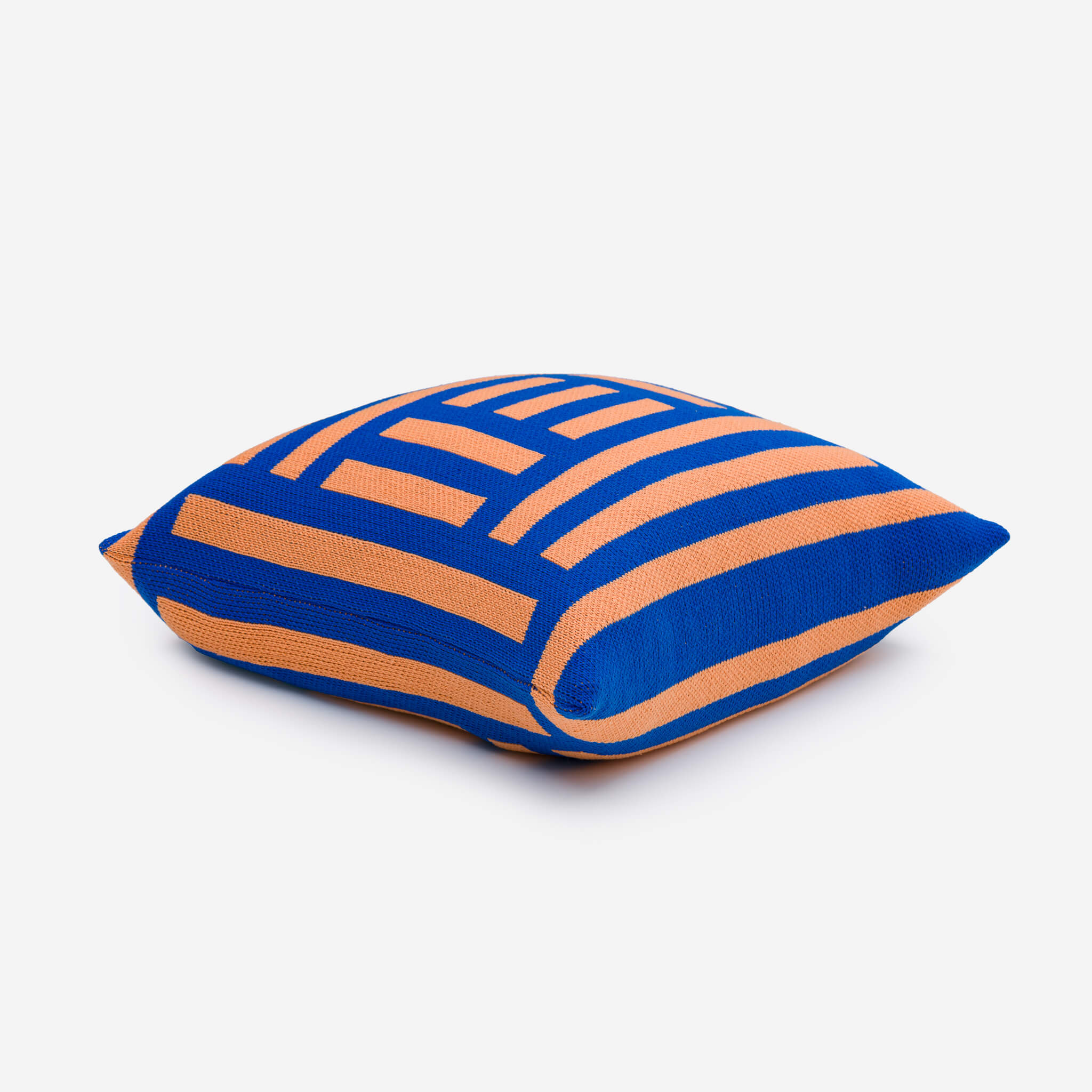 Columns Pillow, Cobalt