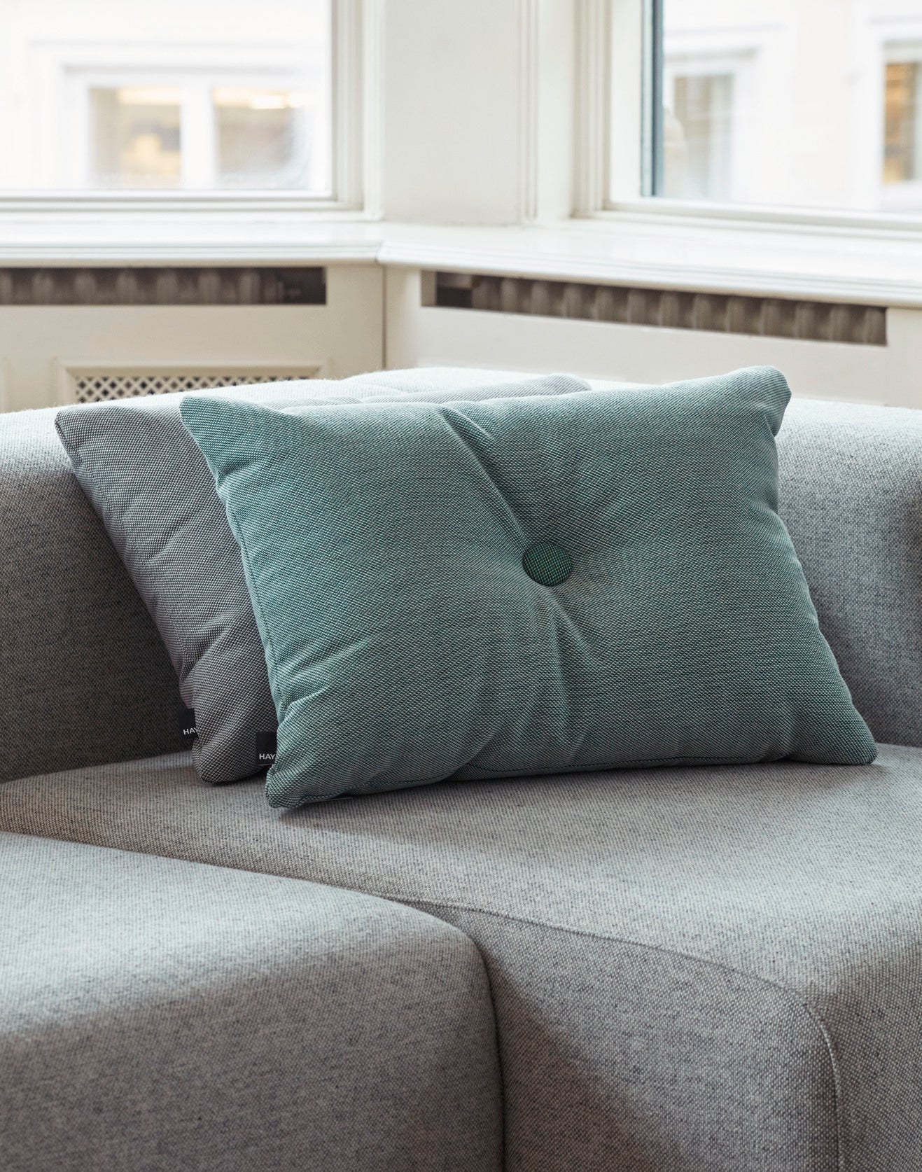 Dot Cushion Steelcut Trio, Dark Grey