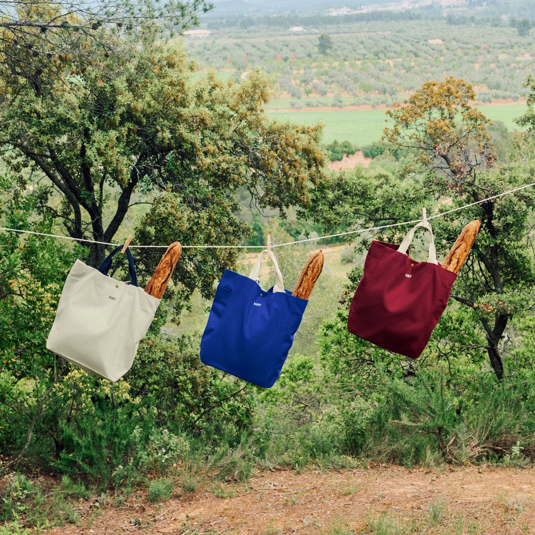 Everyday Tote Bag, Medium, Electric Blue