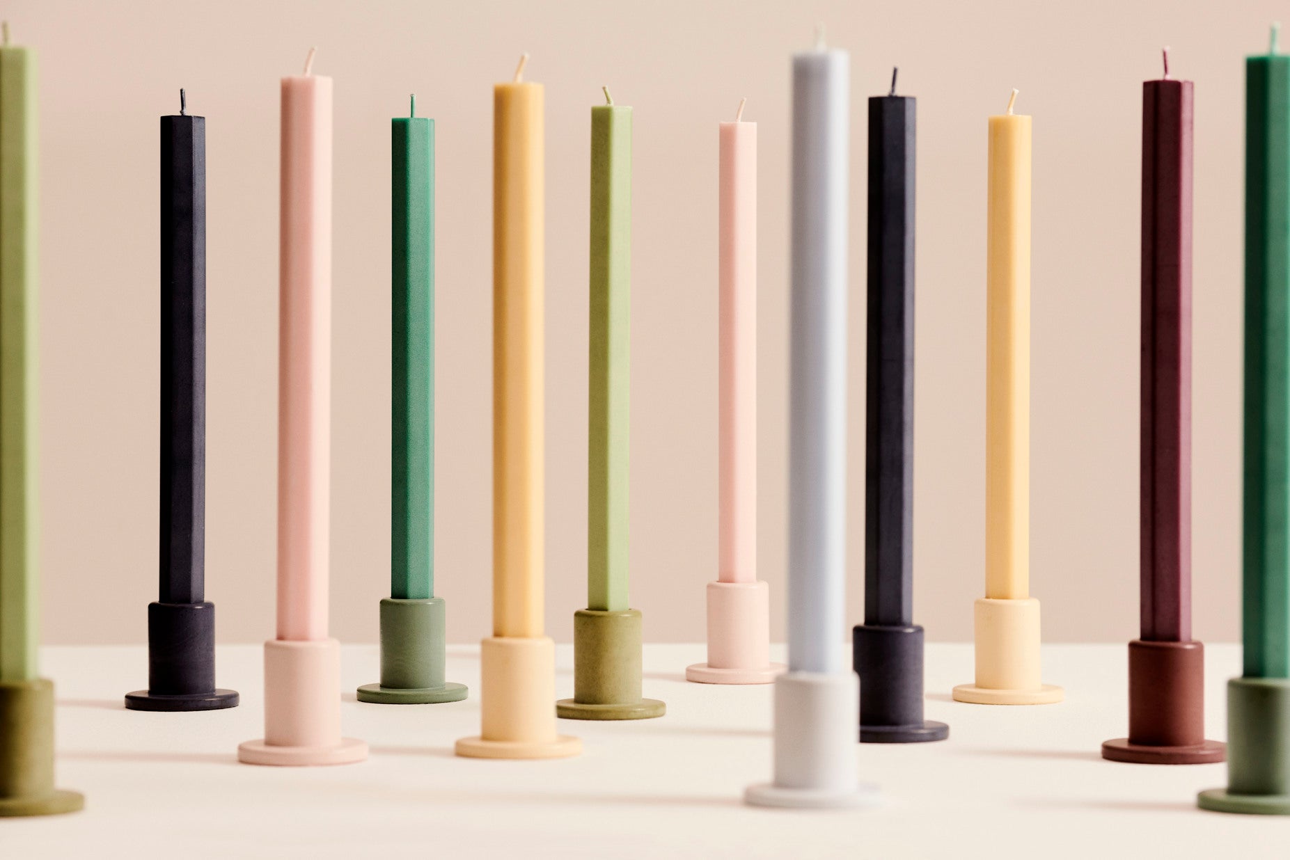 Hexagon Candles, Dark