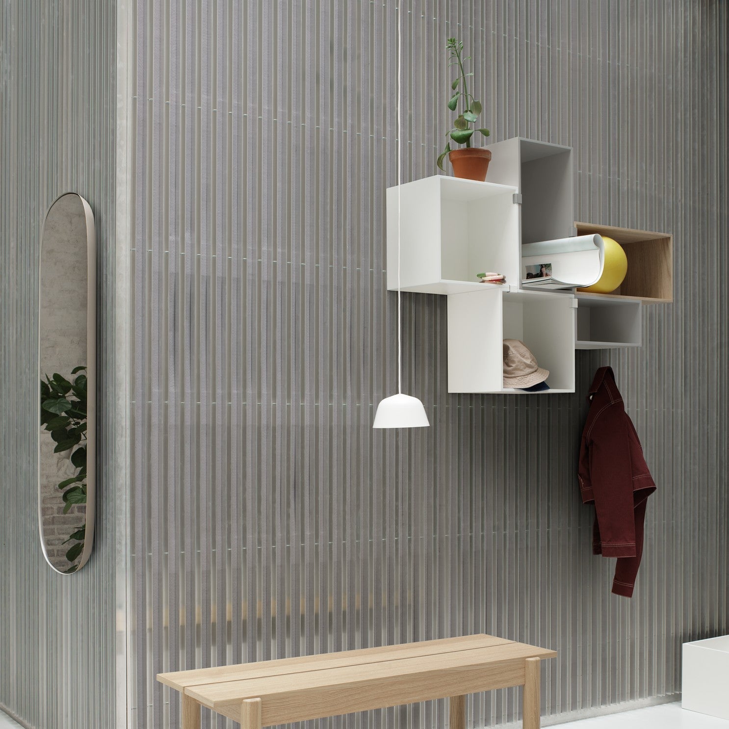 Ambit Pendant, Large, White, 40cm