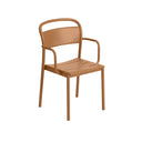 Linear Steel Arm Chairs, Burnt Orange