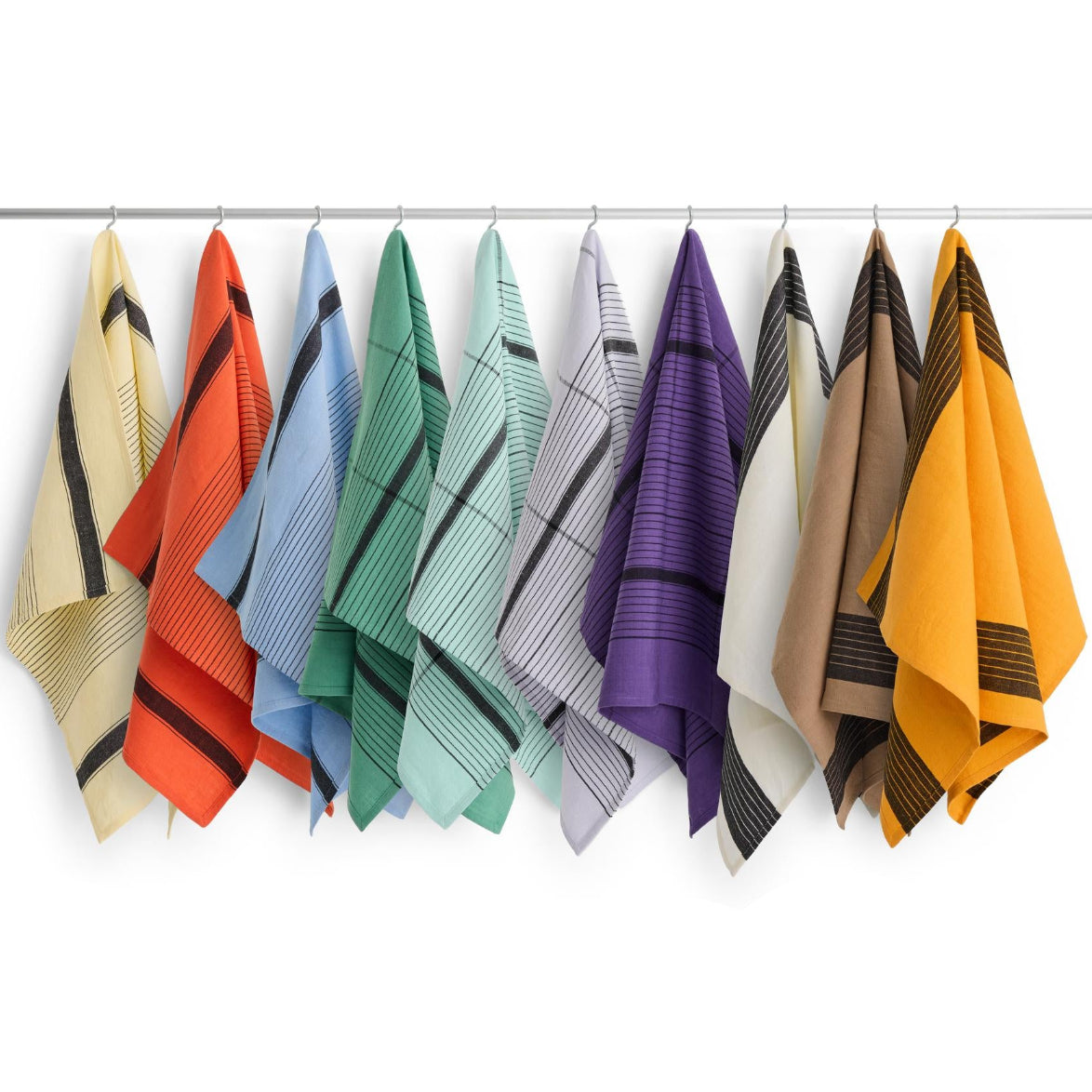 Linear Tea Towel, Cream