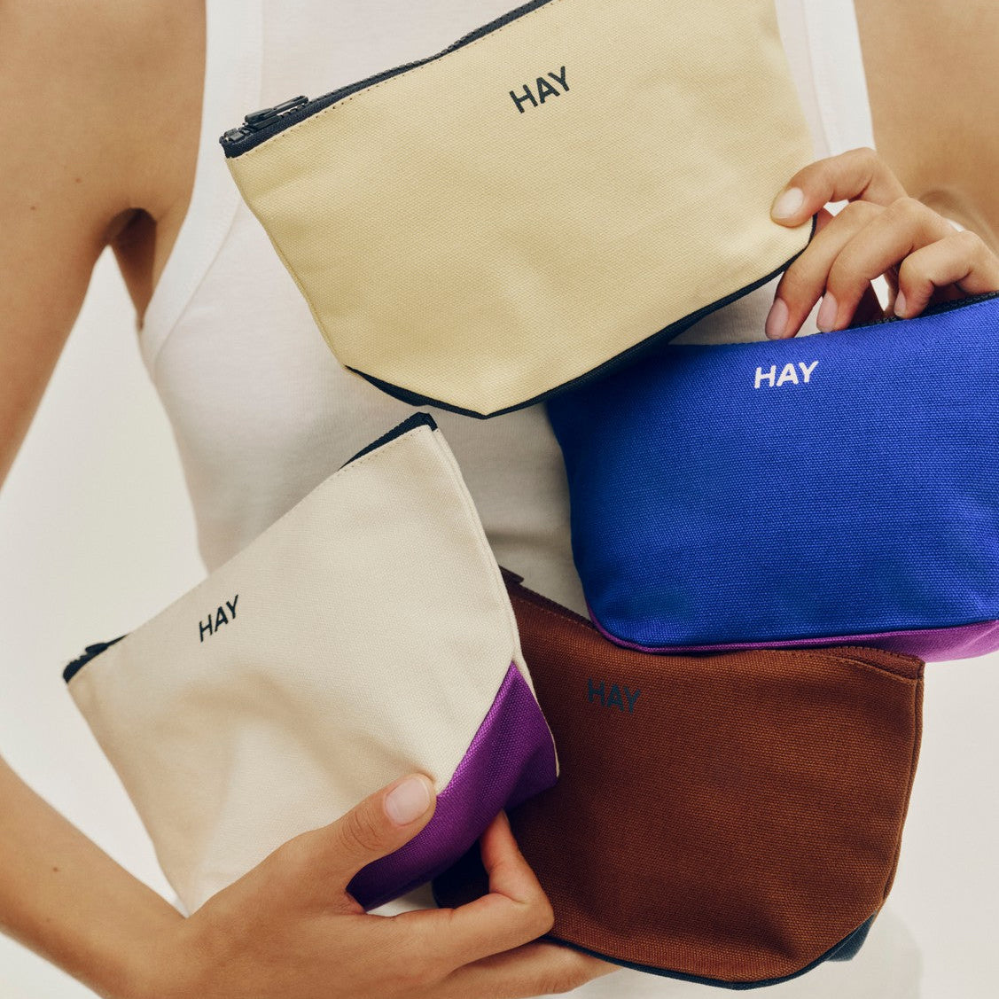 Multi Pouch, Small, Electric Blue Multi