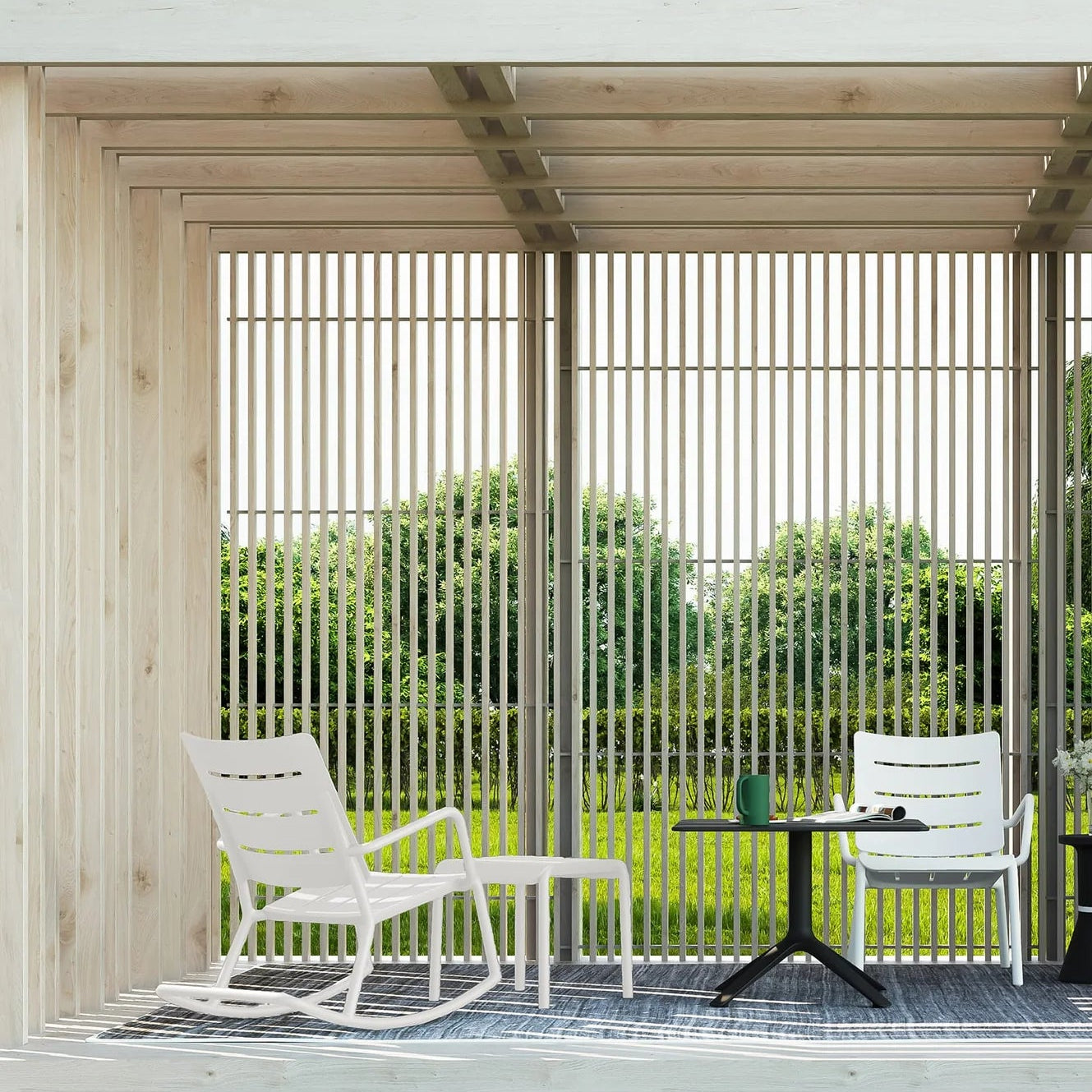 Outo Rocking Chair - White