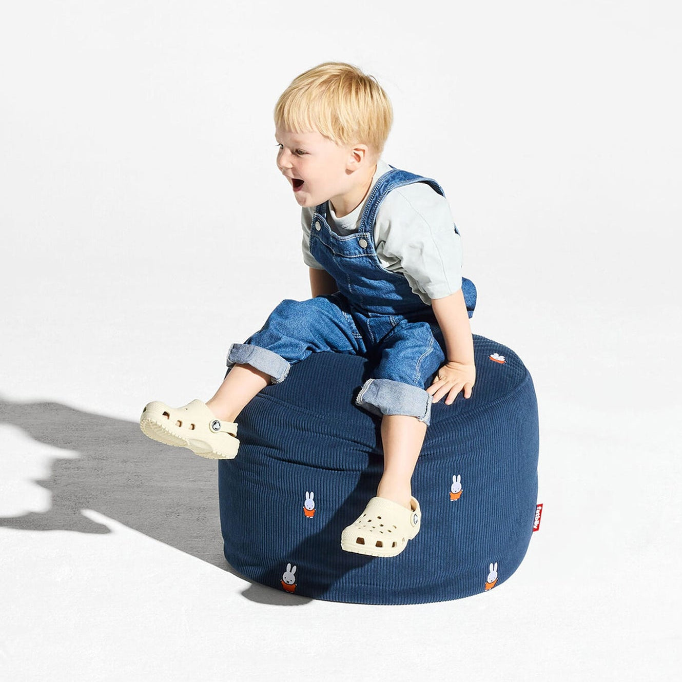 Point Cord x Miffy Pouf - Deep Blue