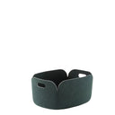 Restore Felt Storage Basket, Dark Green