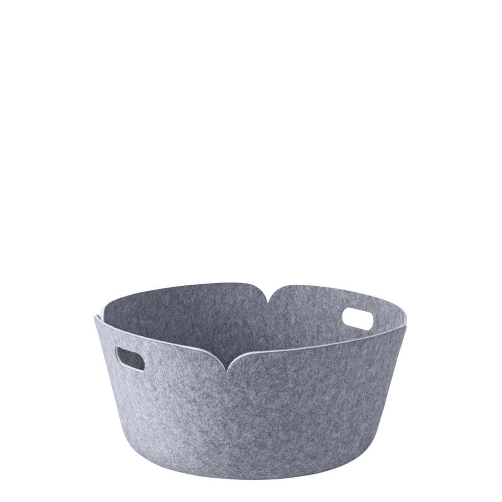Restore Round Basket, Grey