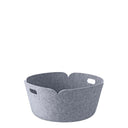 Restore Round Basket, Grey