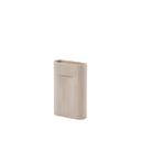 Ridge Vase 14", Beige