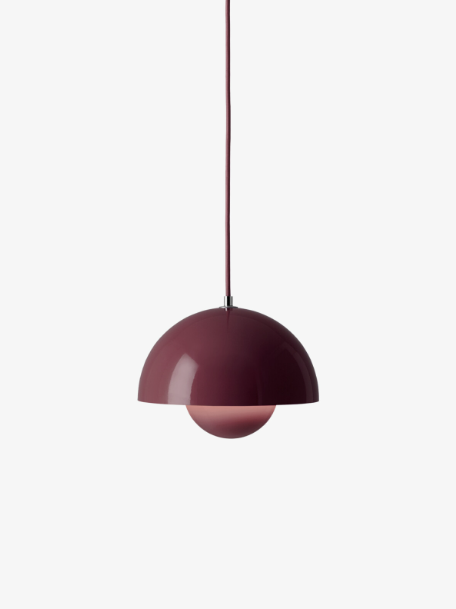 Flowerpot Pendant VP1, Dark Plum
