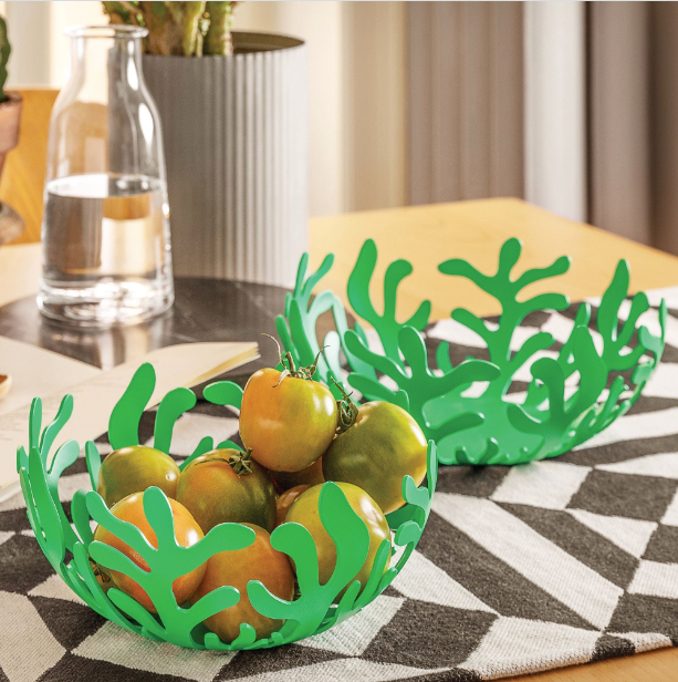 Mediterraneo Fruit Holder, Green, Large