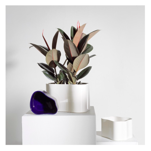 Riihitie Plant Pot, Shape A, Large White