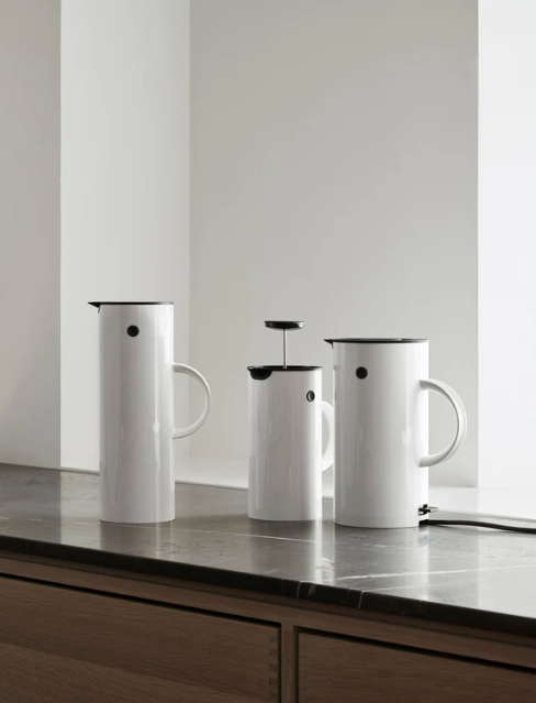 Emma EM77 French Press, White