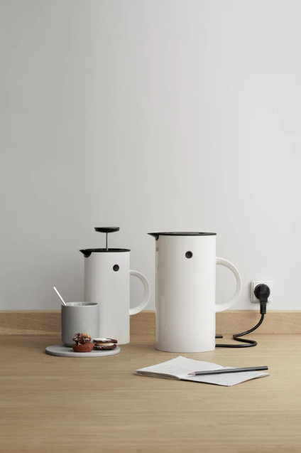 Emma EM77 French Press, White