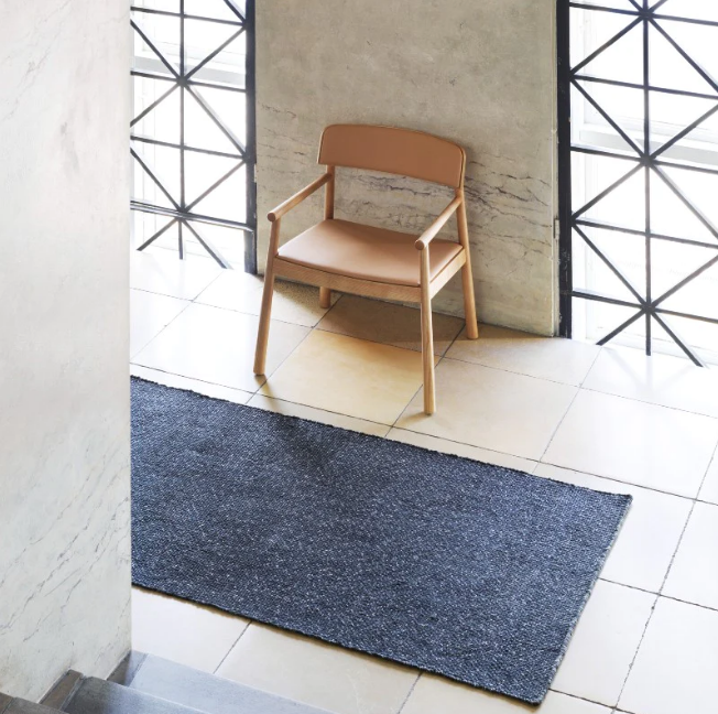 Polli Rug, 100 x 200cm, Dark Grey
