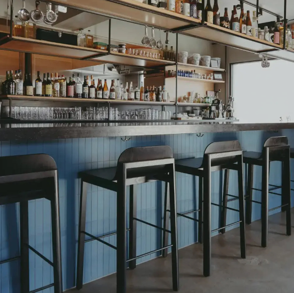 Cleo Counter Stool, black 65cm