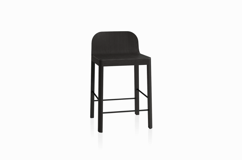 Cleo Counter Stool, black 65cm