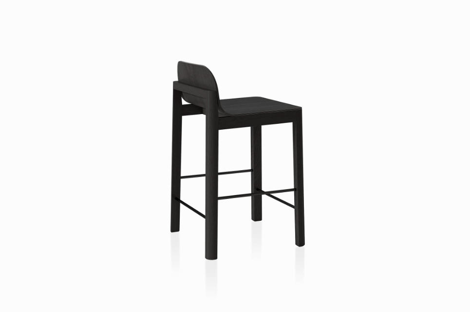 Cleo Counter Stool, black 65cm