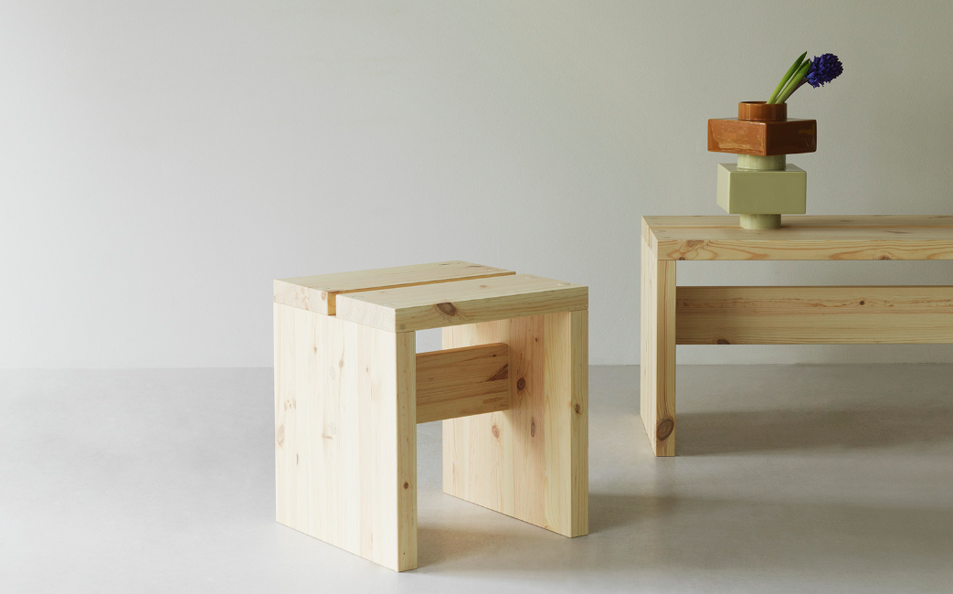 Stretch Bench 200cm, Pine
