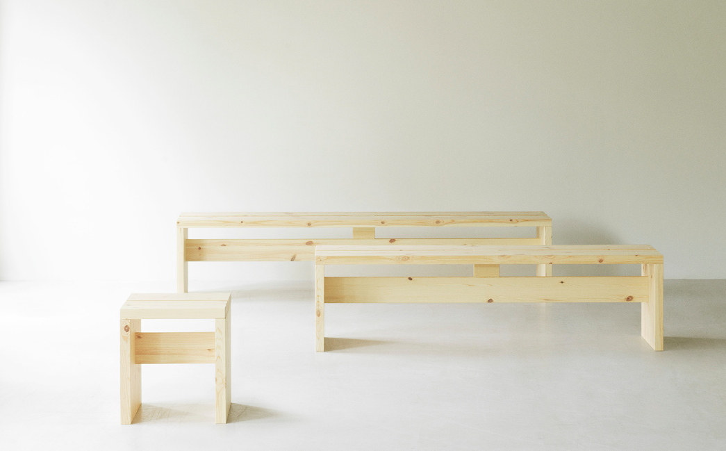 Stretch Stool 40 cm, Pine