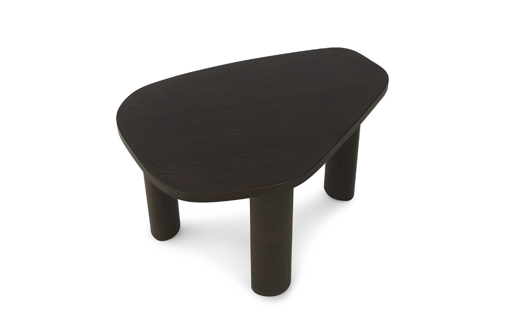 Sculp Coffee Table Small, Brown Stained Ash