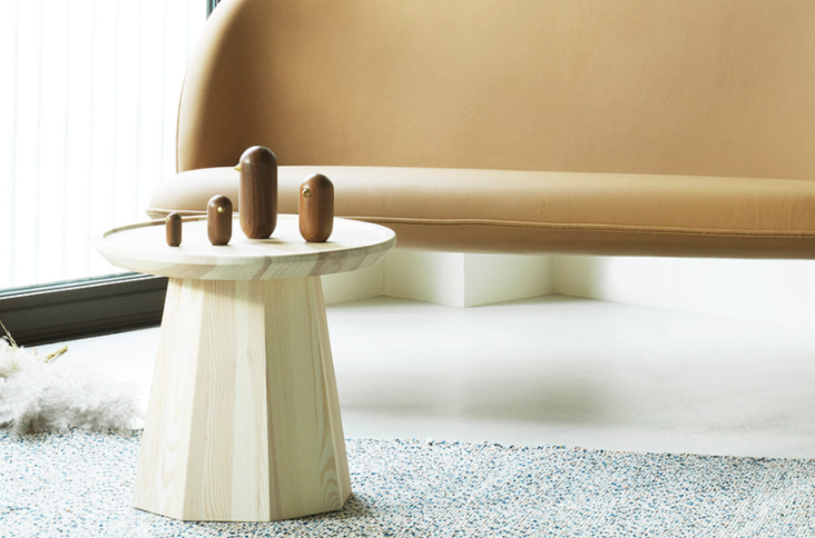 Pine Table Large, Dark Blue