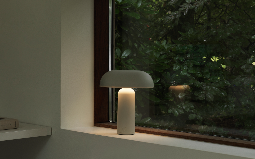 Porta Table Lamp, Grey