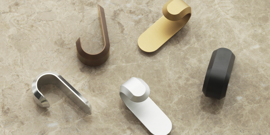 Curve Mini Hooks, 2 Pieces, Matte Silver