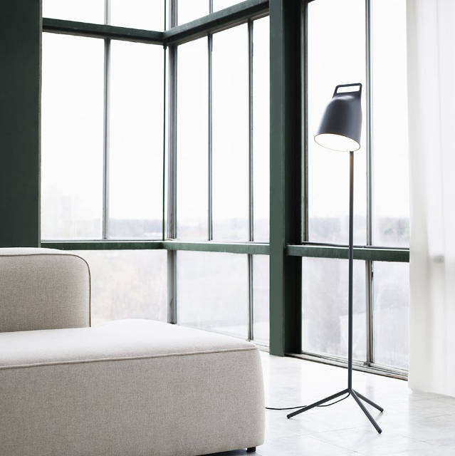 Stage Floor Lamp US, Petrol Green