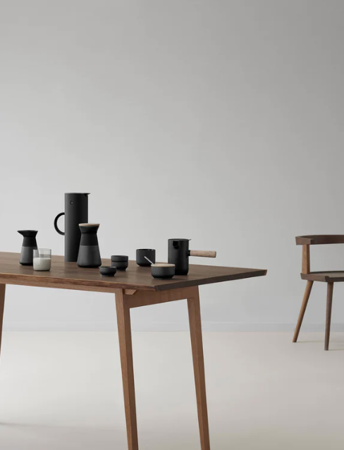 Theo Cup, with Coaster/Lid, Black