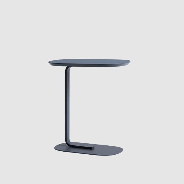 Relate Side Table, Blue Grey, 24"