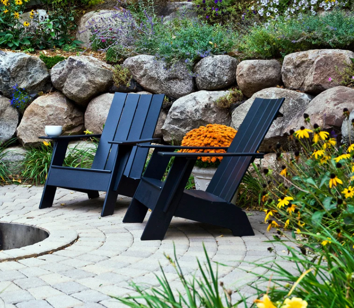 Adirondack Chair (Flat), Fog Grey