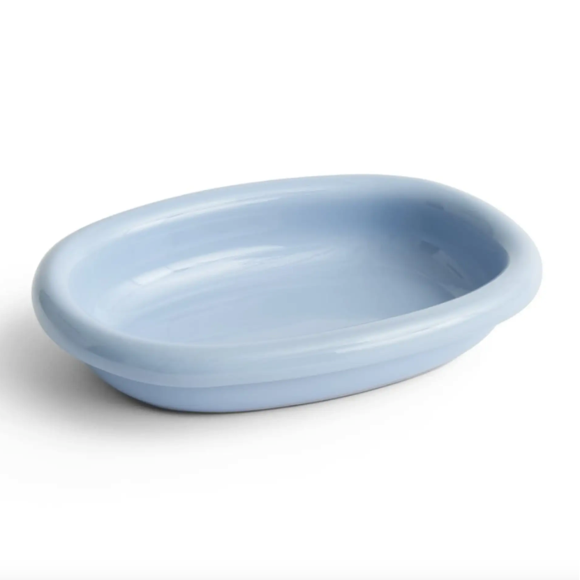 Barro Oval Dish, Light Blue