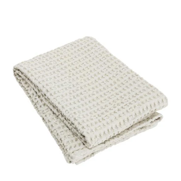 CARO Jumbo Waffle Bath Towel, Moonbeam