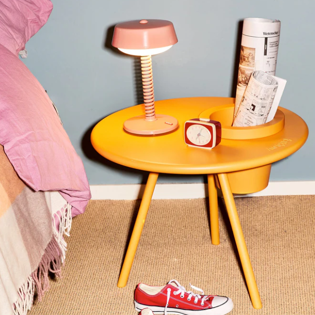 Bakkes 'In and Out' End Table, Light Grey