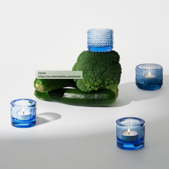 Kastehelmi Tealight, Aqua