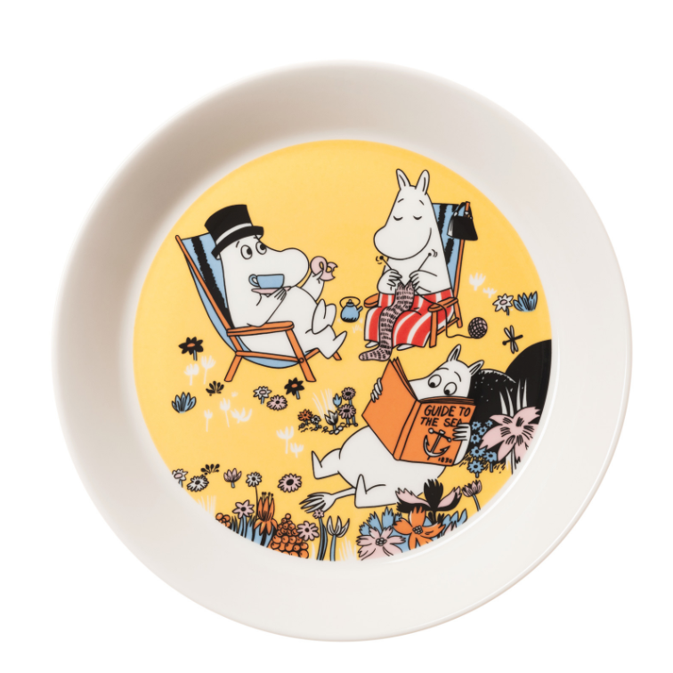 Moomin Plate 19cm, Family Time