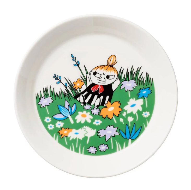 Moomin Plate 19cm, Little My and Meadow
