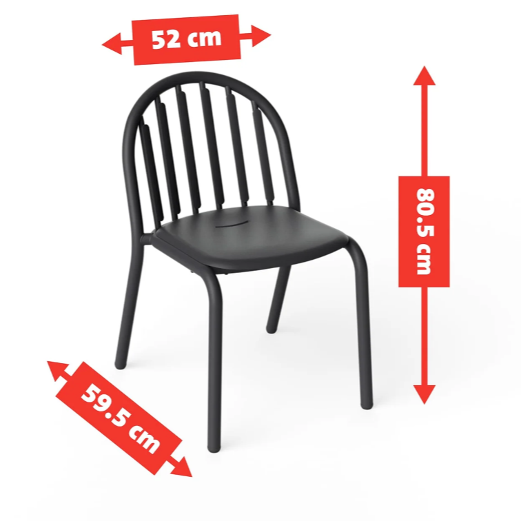Fred's Bistro Table Set, Wave Blue. Incl 2 chairs.